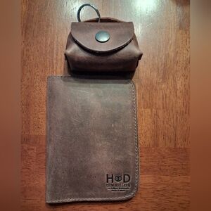 Hide And Drink Passport/ ID/ Credit Card Wallet And Earbud Pouch